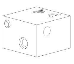 LS-5 HYD. MANIFOLD (BARE)