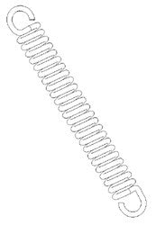 LS-5 IDLER TENSION SPRING