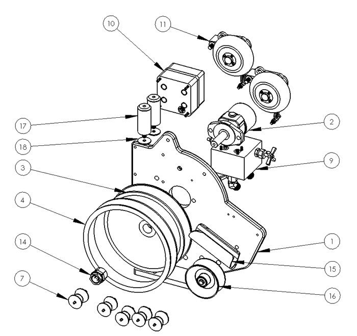 LS-5 MAJOR ASSEMBLY SPARE PARTS (Exploded View)